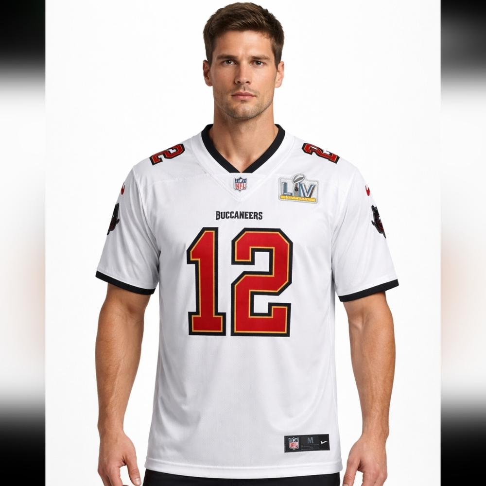 NWT Tom Brady NFL Tampa Bay Buccaneers Superbowl Champship Jersey SZ Medium